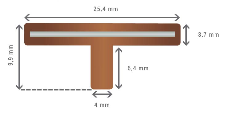 Dimensions du système de fixation pour terrasse DeckWise® Extreme S™